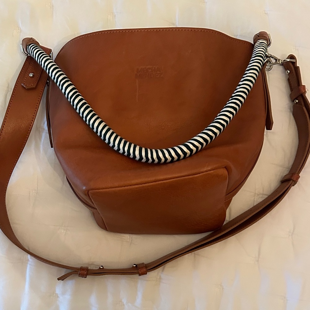 Mecha Mendez Leather Shoulder Bag